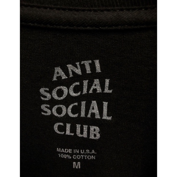 Antisocial social club black short sleeve - Picture 5 of 5
